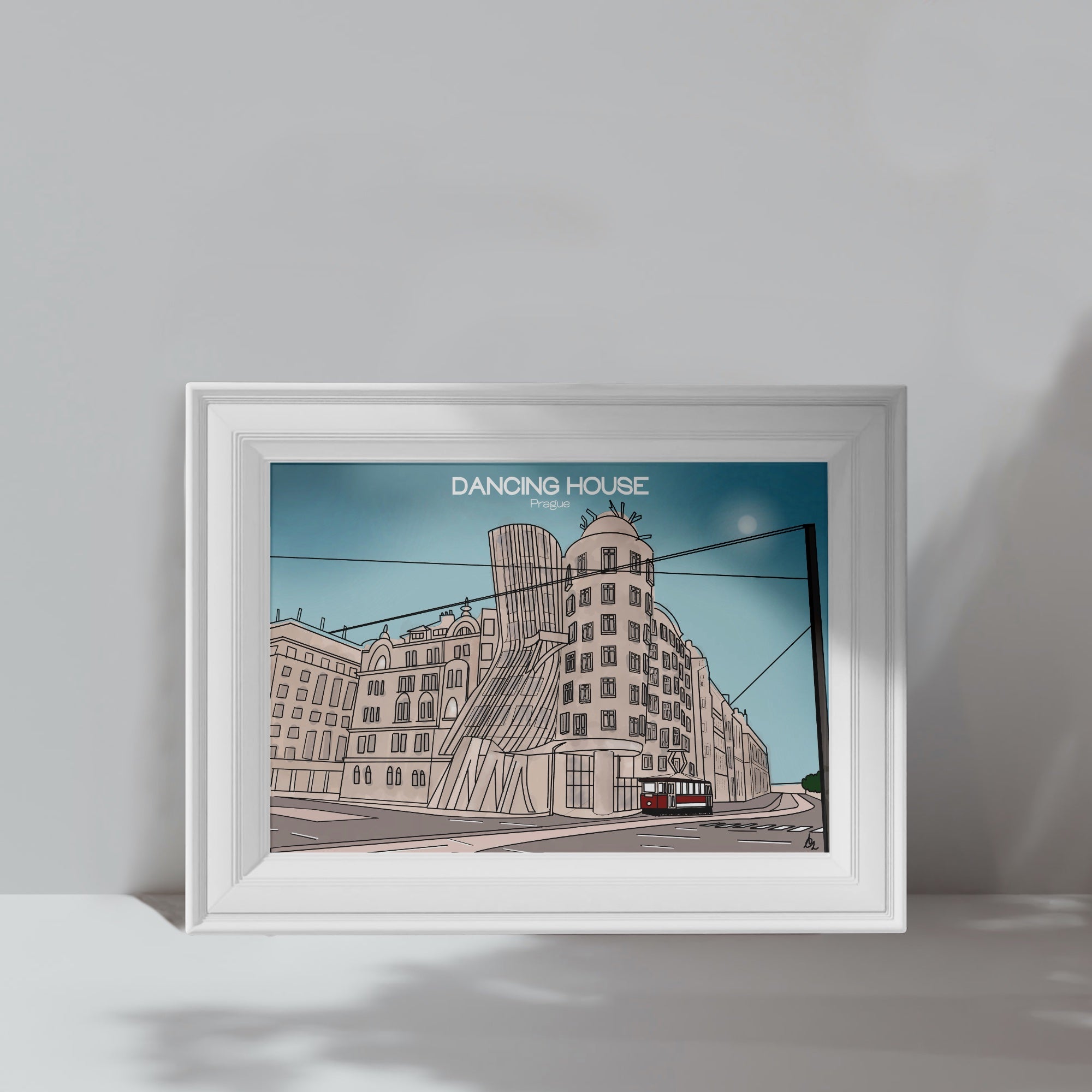 The Dancing House, Prague – European Art Print