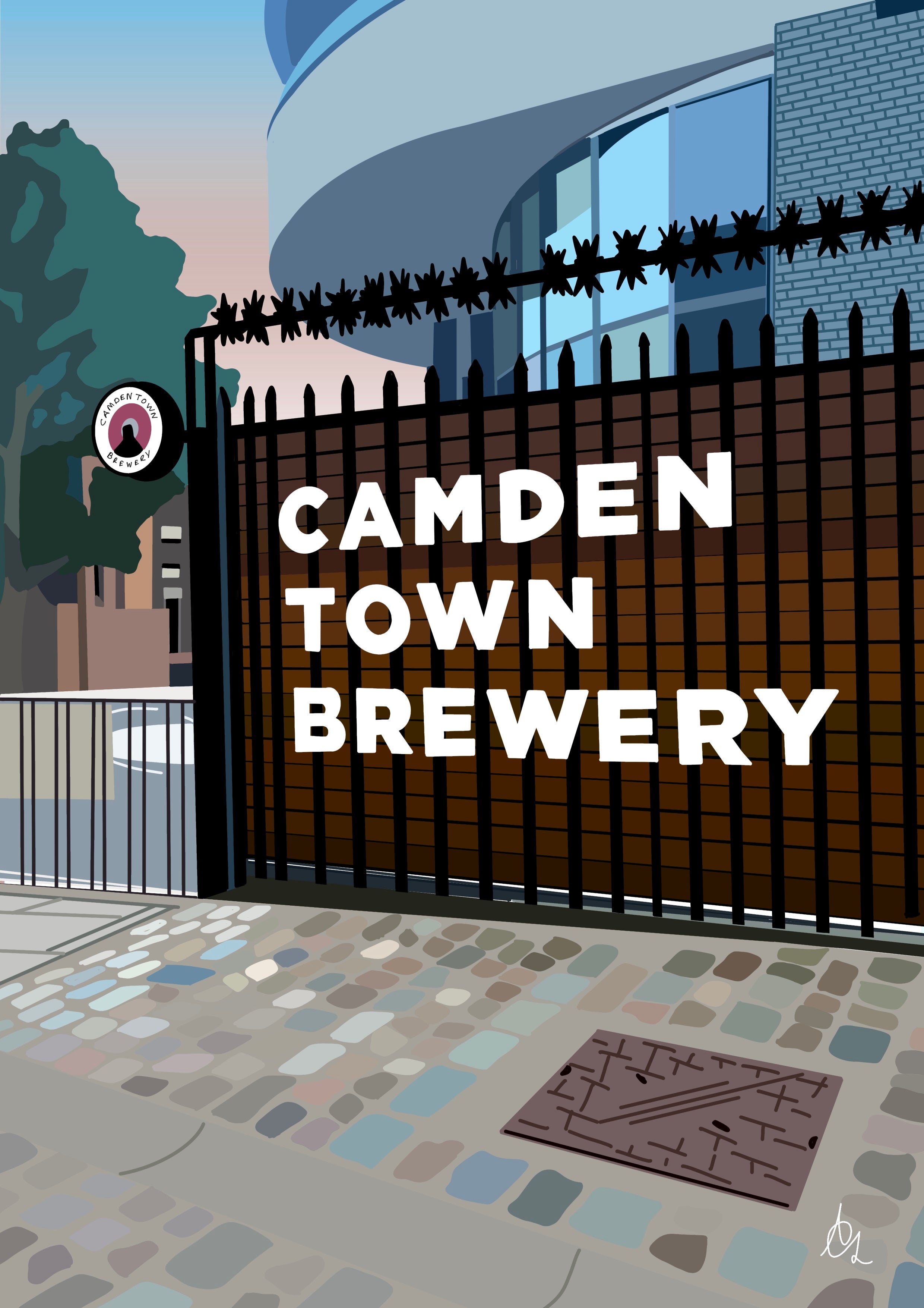 Camden Town Brewery, London – Art Print