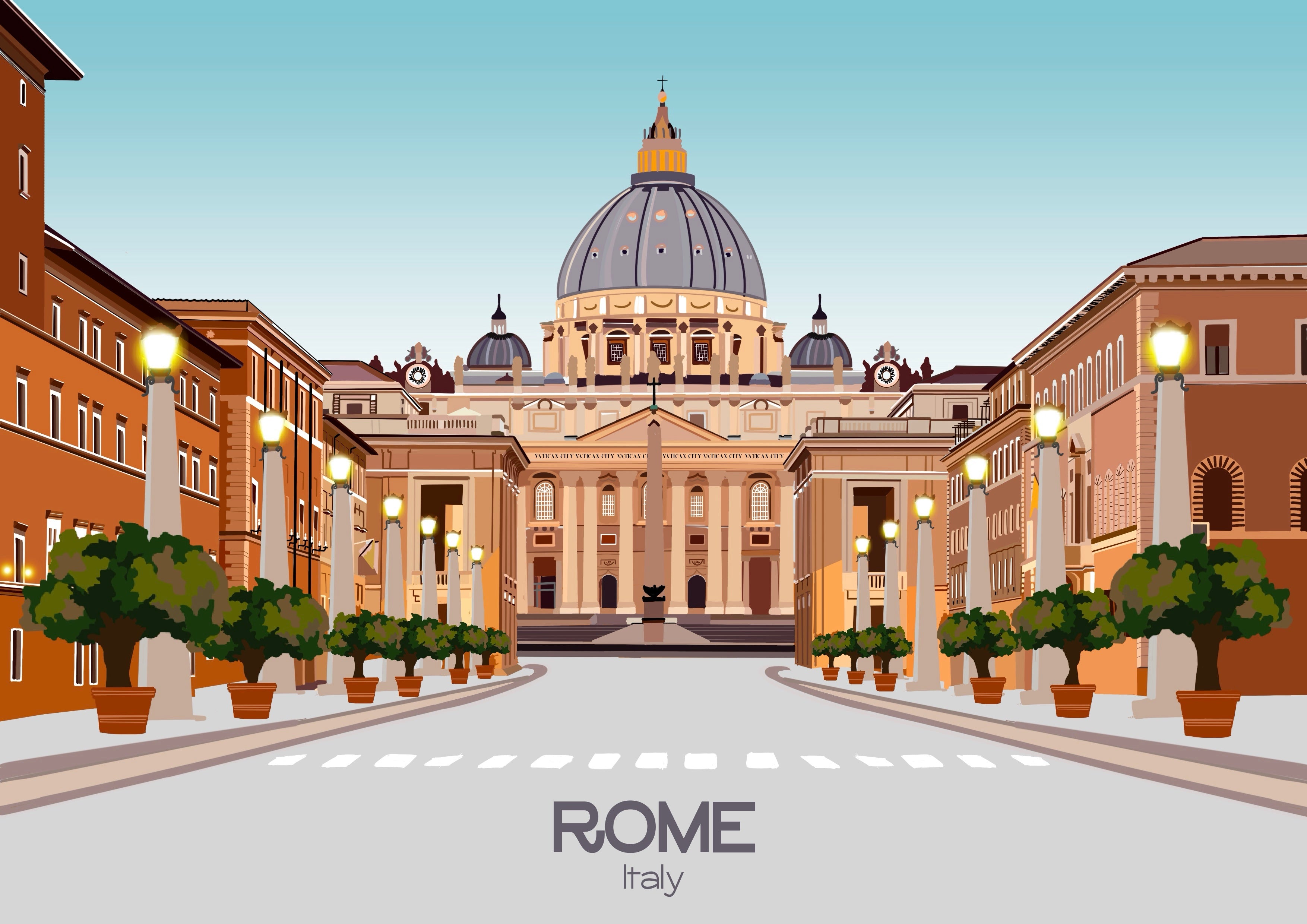 Rome – European Art Print