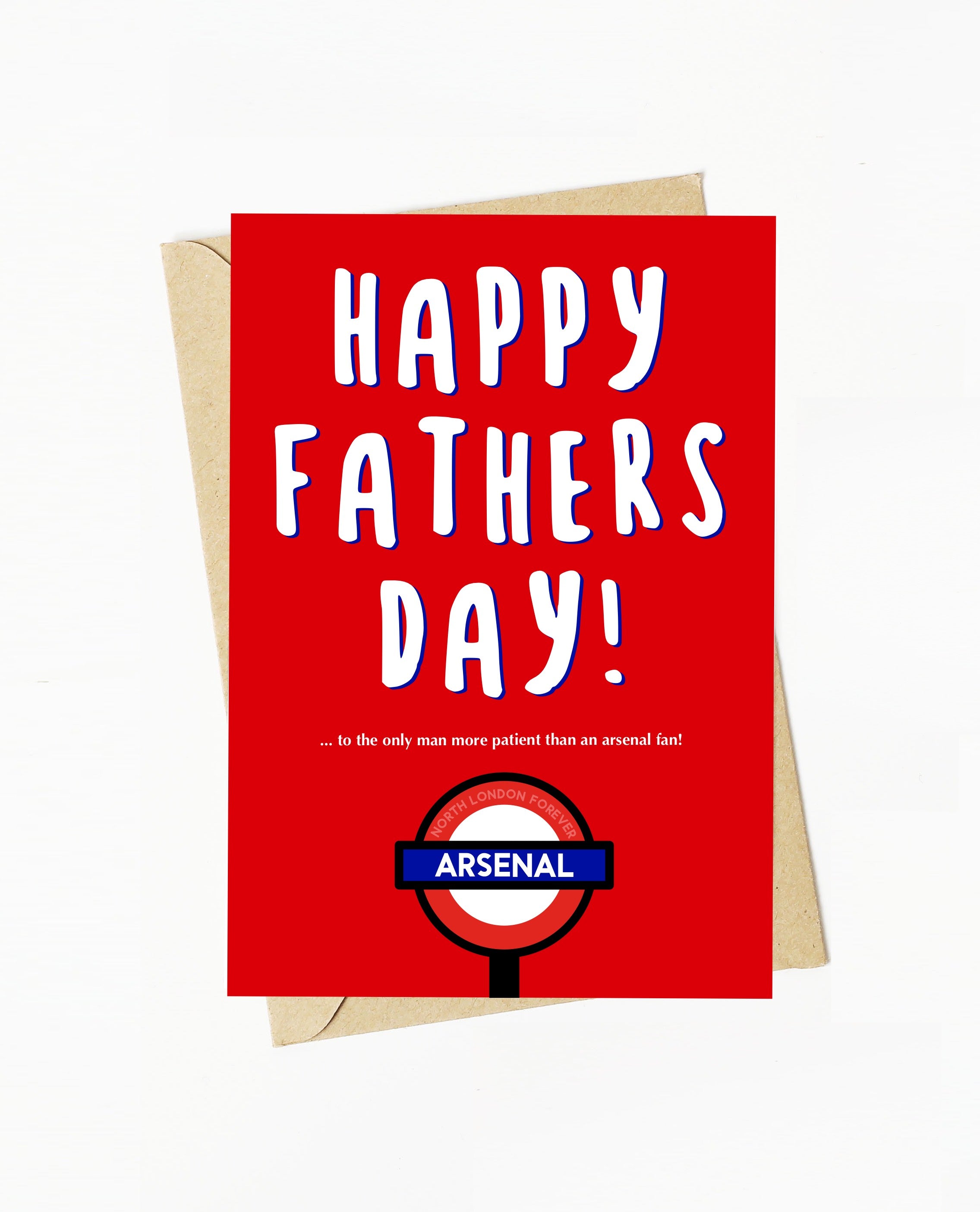 Fathers Day Card, Arsenal football